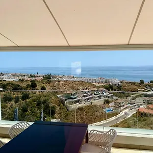 Appartement Heerlijk Penthouse, Dakterras Met Prachtig Zeezicht, Kingsize Bed, Zwembad, 700m, Torre de Benagalbon
